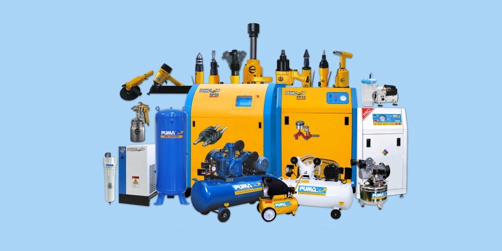 INDUSTRIAL AIR COMPRESSORS AND AIR TOOLS